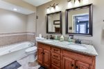 Double Sink with Jetted Tub in Master on Main Floor